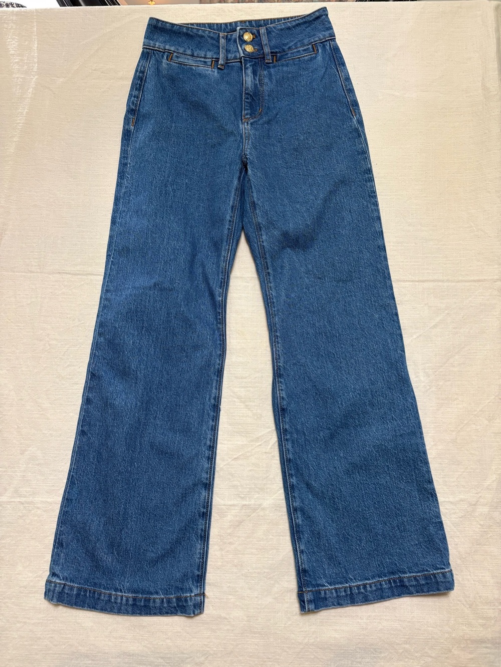 Ann Taylor THE WIDE LEG Jean size 00P NWT